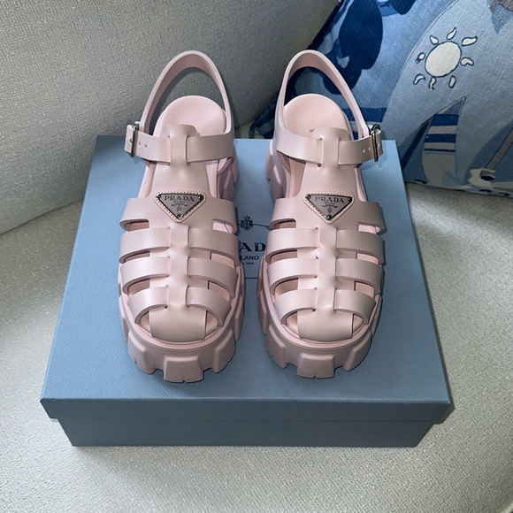Prada | Shoes | Prada Monolith Foam Rubber Sandals | Poshmark